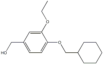 [4-(cyclohexylmethoxy)-3-ethoxyphenyl]methanol Struktur