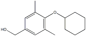 [4-(cyclohexyloxy)-3,5-dimethylphenyl]methanol,,结构式