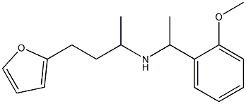 [4-(furan-2-yl)butan-2-yl][1-(2-methoxyphenyl)ethyl]amine Structure