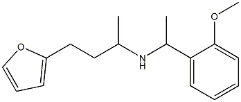 [4-(furan-2-yl)butan-2-yl][1-(2-methoxyphenyl)ethyl]amine 化学構造式