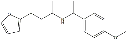 [4-(furan-2-yl)butan-2-yl][1-(4-methoxyphenyl)ethyl]amine