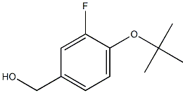 [4-(tert-butoxy)-3-fluorophenyl]methanol,,结构式
