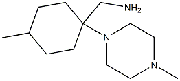 [4-methyl-1-(4-methylpiperazin-1-yl)cyclohexyl]methylamine Structure