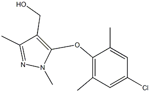 [5-(4-chloro-2,6-dimethylphenoxy)-1,3-dimethyl-1H-pyrazol-4-yl]methanol