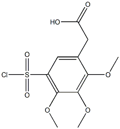  [5-(chlorosulfonyl)-2,3,4-trimethoxyphenyl]acetic acid