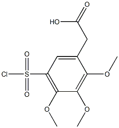 [5-(chlorosulfonyl)-2,3,4-trimethoxyphenyl]acetic acid