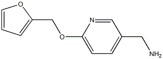 [6-(2-furylmethoxy)pyridin-3-yl]methylamine,,结构式