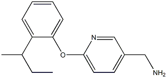 [6-(2-sec-butylphenoxy)pyridin-3-yl]methylamine Structure