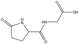 {[(5-oxopyrrolidin-2-yl)carbonyl]amino}acetic acid,,结构式