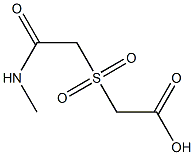 {[2-(methylamino)-2-oxoethyl]sulfonyl}acetic acid Structure