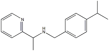 {[4-(propan-2-yl)phenyl]methyl}[1-(pyridin-2-yl)ethyl]amine