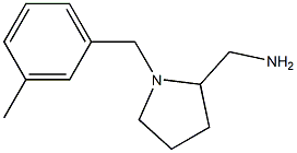 {1-[(3-methylphenyl)methyl]pyrrolidin-2-yl}methanamine Structure