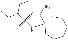 {1-[(diethylsulfamoyl)amino]cycloheptyl}methanamine,,结构式