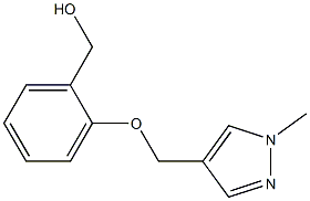 {2-[(1-methyl-1H-pyrazol-4-yl)methoxy]phenyl}methanol Structure