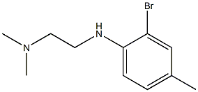 {2-[(2-bromo-4-methylphenyl)amino]ethyl}dimethylamine Struktur