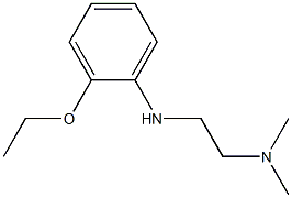 {2-[(2-ethoxyphenyl)amino]ethyl}dimethylamine Struktur