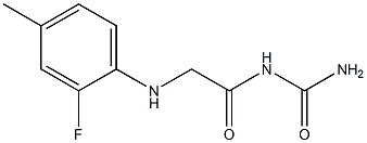 {2-[(2-fluoro-4-methylphenyl)amino]acetyl}urea