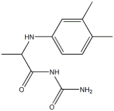 {2-[(3,4-dimethylphenyl)amino]propanoyl}urea