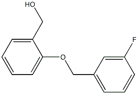 {2-[(3-fluorophenyl)methoxy]phenyl}methanol Struktur