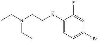 {2-[(4-bromo-2-fluorophenyl)amino]ethyl}diethylamine Struktur