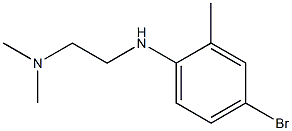 {2-[(4-bromo-2-methylphenyl)amino]ethyl}dimethylamine Structure