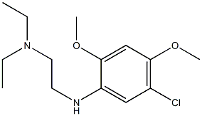 {2-[(5-chloro-2,4-dimethoxyphenyl)amino]ethyl}diethylamine Structure