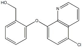 {2-[(5-chloroquinolin-8-yl)oxy]phenyl}methanol 结构式