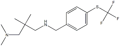  {2-[(dimethylamino)methyl]-2-methylpropyl}({4-[(trifluoromethyl)sulfanyl]phenyl}methyl)amine