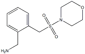 {2-[(morpholine-4-sulfonyl)methyl]phenyl}methanamine