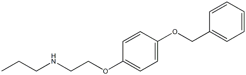  {2-[4-(benzyloxy)phenoxy]ethyl}(propyl)amine