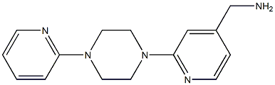 {2-[4-(pyridin-2-yl)piperazin-1-yl]pyridin-4-yl}methanamine