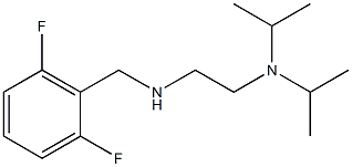 {2-[bis(propan-2-yl)amino]ethyl}[(2,6-difluorophenyl)methyl]amine 化学構造式