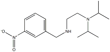 {2-[bis(propan-2-yl)amino]ethyl}[(3-nitrophenyl)methyl]amine,,结构式