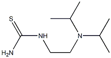 {2-[bis(propan-2-yl)amino]ethyl}thiourea,,结构式