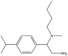 {2-amino-1-[4-(propan-2-yl)phenyl]ethyl}(butyl)methylamine,,结构式