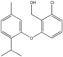 {2-chloro-6-[5-methyl-2-(propan-2-yl)phenoxy]phenyl}methanol