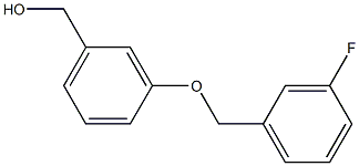{3-[(3-fluorophenyl)methoxy]phenyl}methanol Structure