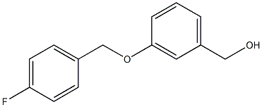 {3-[(4-fluorophenyl)methoxy]phenyl}methanol 结构式