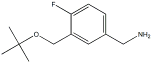 {3-[(tert-butoxy)methyl]-4-fluorophenyl}methanamine Structure