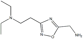 {3-[2-(diethylamino)ethyl]-1,2,4-oxadiazol-5-yl}methanamine Structure