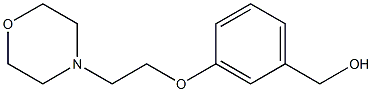 {3-[2-(morpholin-4-yl)ethoxy]phenyl}methanol 结构式