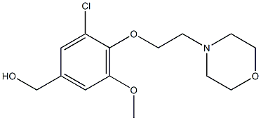 {3-chloro-5-methoxy-4-[2-(morpholin-4-yl)ethoxy]phenyl}methanol