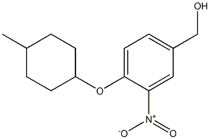 {4-[(4-methylcyclohexyl)oxy]-3-nitrophenyl}methanol|