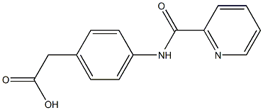 {4-[(pyridin-2-ylcarbonyl)amino]phenyl}acetic acid