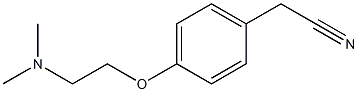  {4-[2-(dimethylamino)ethoxy]phenyl}acetonitrile