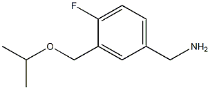 {4-fluoro-3-[(propan-2-yloxy)methyl]phenyl}methanamine