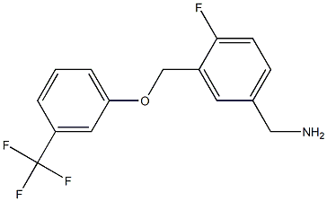  {4-fluoro-3-[3-(trifluoromethyl)phenoxymethyl]phenyl}methanamine