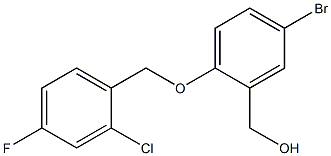 {5-bromo-2-[(2-chloro-4-fluorophenyl)methoxy]phenyl}methanol|