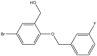 {5-bromo-2-[(3-fluorophenyl)methoxy]phenyl}methanol