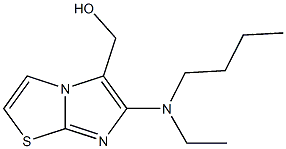 {6-[butyl(ethyl)amino]imidazo[2,1-b][1,3]thiazol-5-yl}methanol Struktur